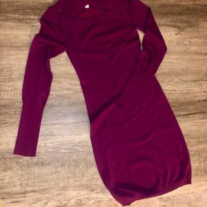 Turtleneck sweater dress